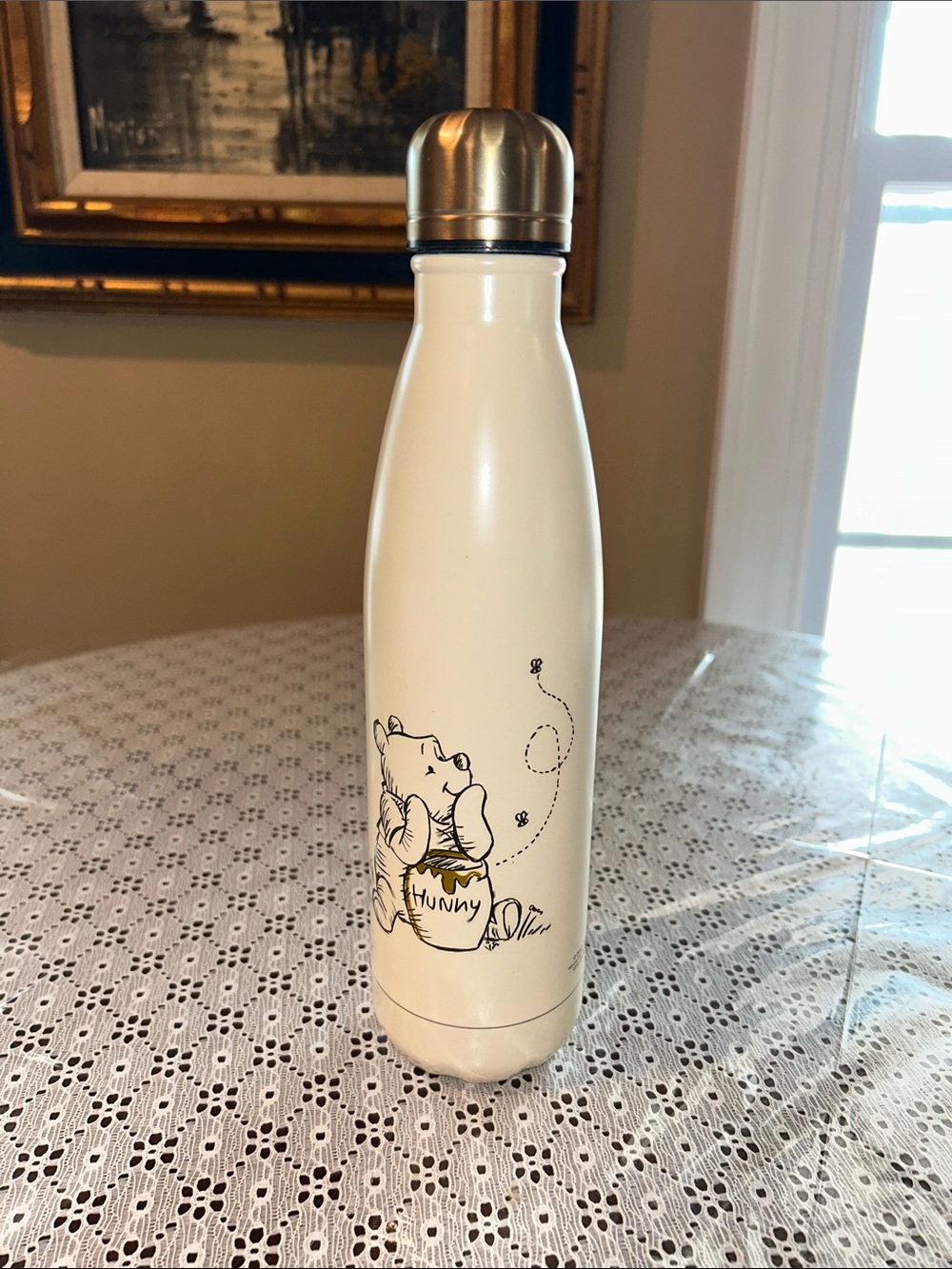 Primark Cream Stainless Steel Winnie the Pooh Insulated Bottle